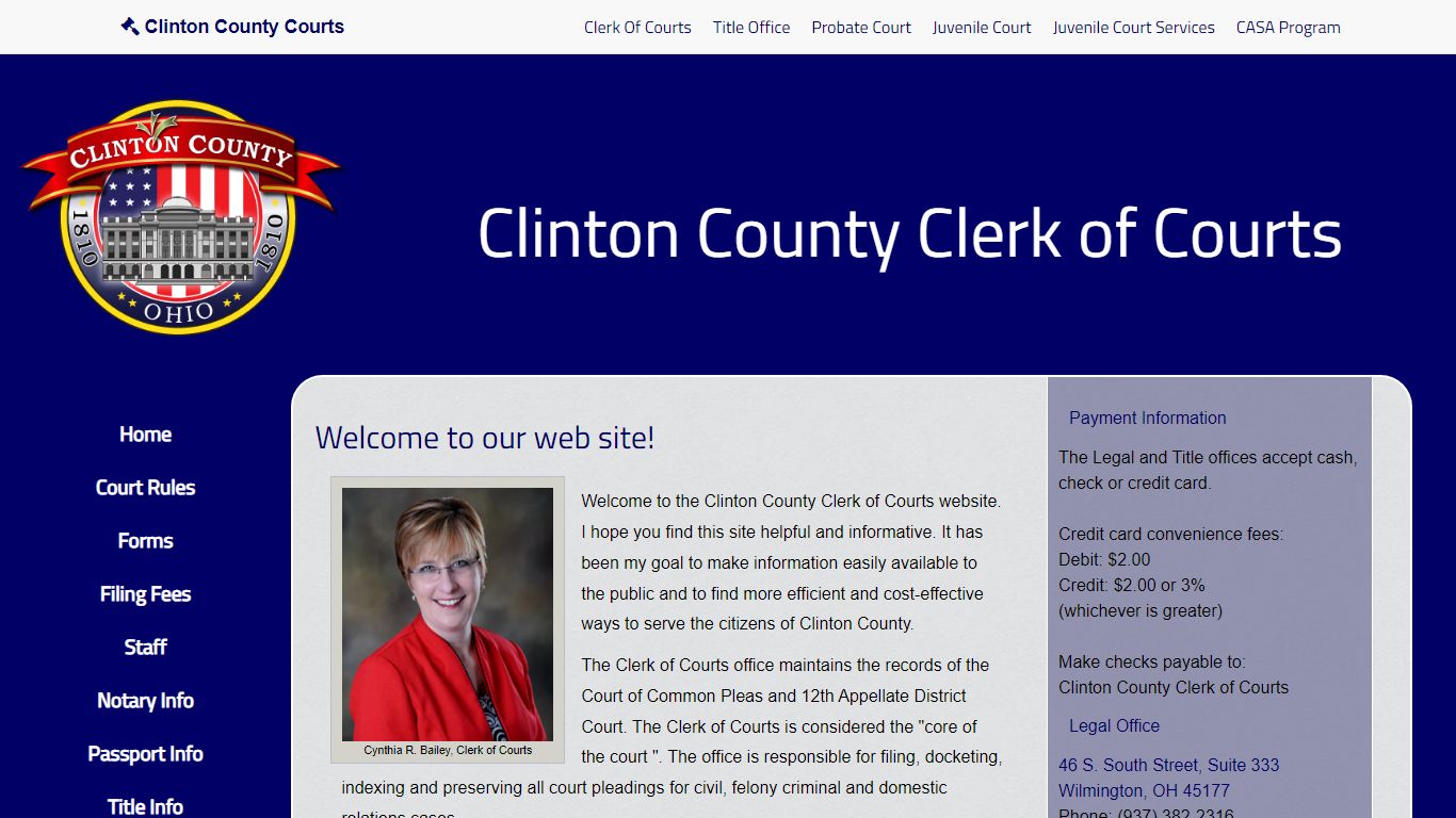 Clinton County Clerk of Courts