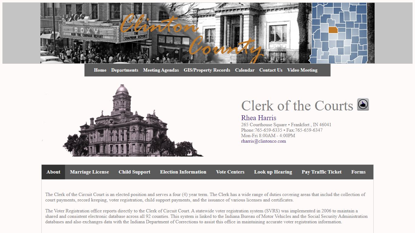 Clinton County - Clerk